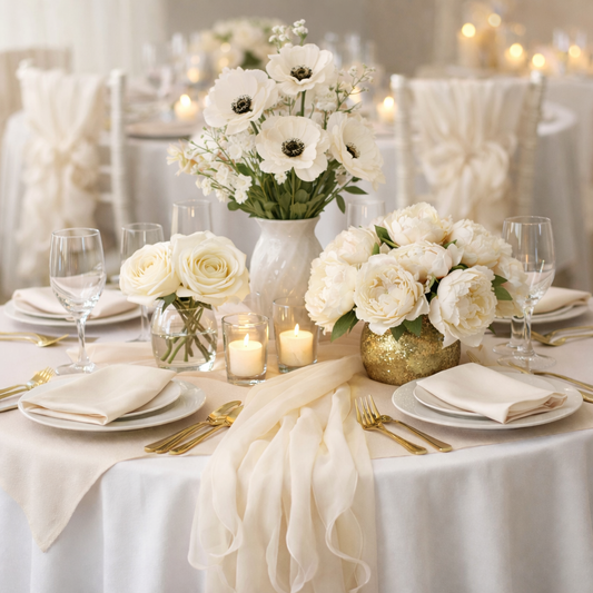 Ivory Elegance Linen Rental Package