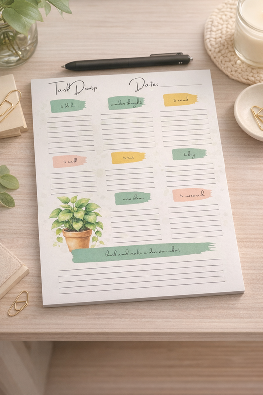 Plant Lover Task Dump Notebook